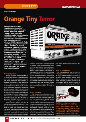 Orange Tiny Terror - Top Guitar - Zdjęcie 1
