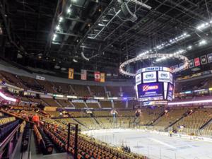 RCF HDL50-A na lodowisku Bridgestone Arena zepołu NHL Nashville Predators - Zdjęcie 1