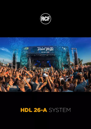 Katalog RCF HDL 26-A broszura - EN