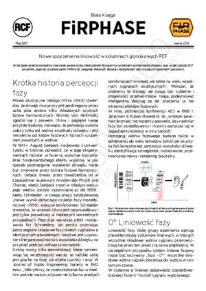 Katalog RCF FiRPHASE Biała Księga