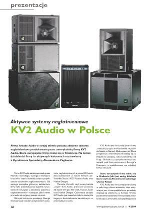 Aktywne systemy nagłośnieniowe - KV2 Audio w Polsce - Zdjęcie 1