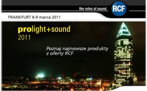 Nowości RCF na Prolight & Sound Frankfurt 2011 - Zdjęcie 1