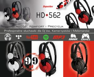 Superlux HD562 w trzech kolorach - Zdjęcie 1