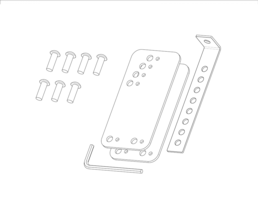 Zdjęcie KV2 Audio SL Top Bracket Screws