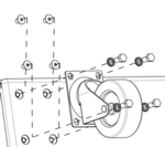 Miniatura zdjęcia 1 z 2, produktu KV2 Audio Wheel kit (125mm)