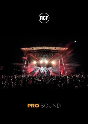 Katalog RCF Pro Sound 2018