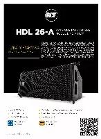 RCF HDL26-A Aktywny dwudrożny moduł Line Array - Zdjęcie 1